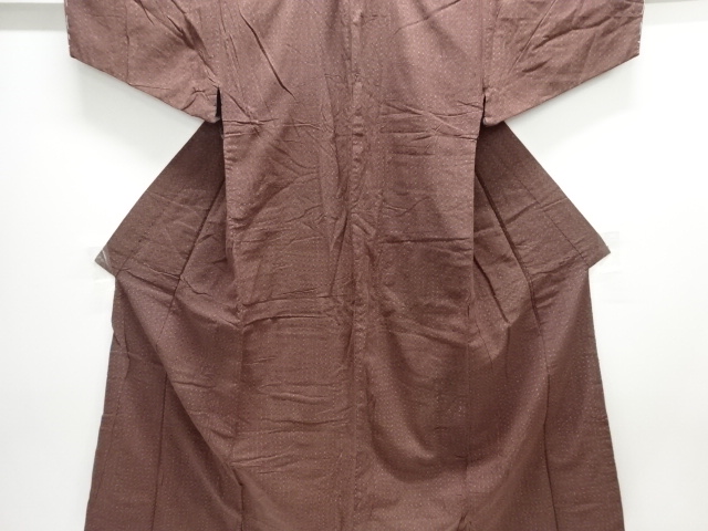 アンティーク　格子木綿野良着